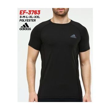 Adidas EF-3763 Siyah Erkek Polyester T-Shirt