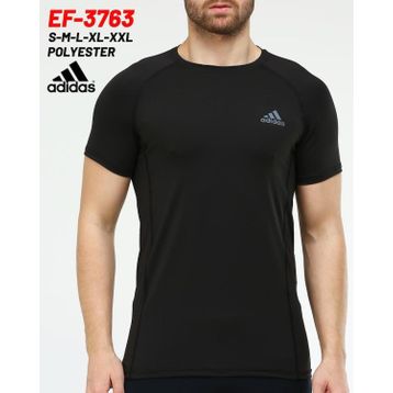 Adidas EF-3763 Siyah Erkek Polyester T-Shirt