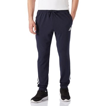 Adidas Erkek Essentials Single Jersey Tapered Open Hem 3-Stripes Eşofman Altı