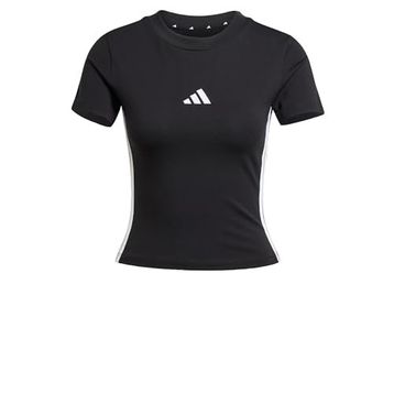 Adidas Essentials 3-Stripes Cotton Loose Siyah Kadın T-shirt