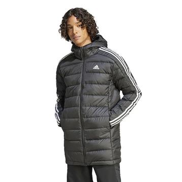 Adidas Essentials 3-Stripes HZ8522 Siyah Erkek Mont