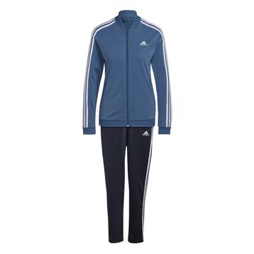 Adidas Essentials Logo French Terry Tracksuit Siyah Kadın Eşofman Takımı