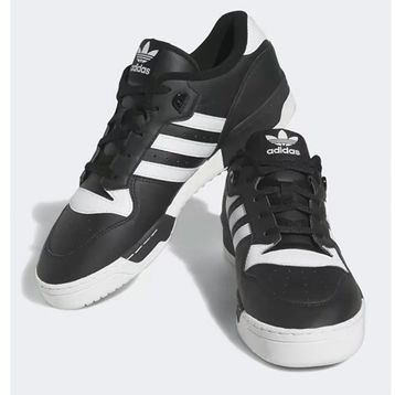 Adidas FZ6327 Rivalry Low Siyah Beyaz Erkek Spor Ayakkabı