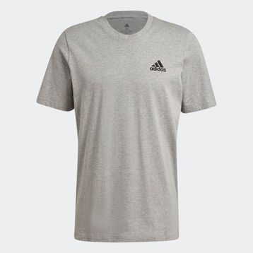 Adidas GK9641 Essentials Embroidered Small Logo Gri Erkek T-Shirt