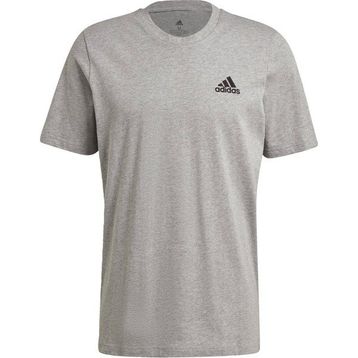 Adidas GK9641 Essentials Embroidered Small Logo Gri Erkek T-Shirt