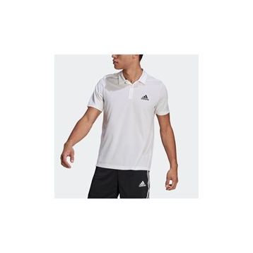 Adidas GM2154 M PL PS Beyaz Polo Yaka Erkek Antrenman T-Shirt