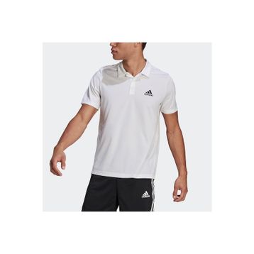 Adidas GM2154 M PL PS Beyaz Polo Yaka Erkek Antrenman T-Shirt