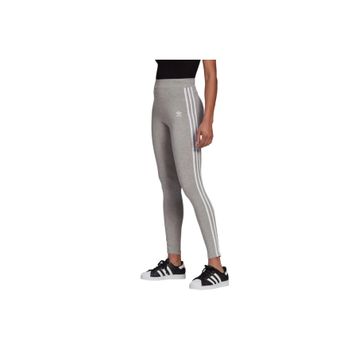 Adidas GN4506 Leggings Adicolor Classics 3-Stripes Gri Kadın Tayt