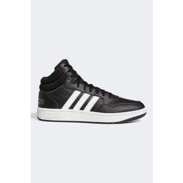 Adidas GW3020 Hoops 3.0 Mid Siyah Erkek Spor Ayakkabı