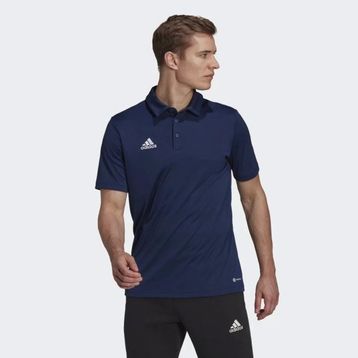 Adidas H57487 Mavi ENT22 Polo Yaka Futbol Erkek T-Shirt