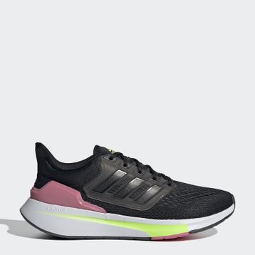 Adidas H68076 EQ21 Siyah Gri Kadın Koşu Ayakkabısı