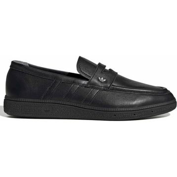 Adidas Handball Spezial Loafer KJ5786 Core Black Grey Three Siyah Gri Deri Unisex Loafer Ayakkabı