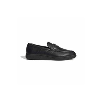 Adidas Handball Spezial Loafer KJ5786 Core Black Grey Three Siyah Gri Deri Unisex Loafer Ayakkabı
