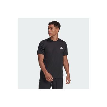 Adidas HF7214 D2M Tee Black Aeroready Designed For Movement Siyah Erkek T-shirt