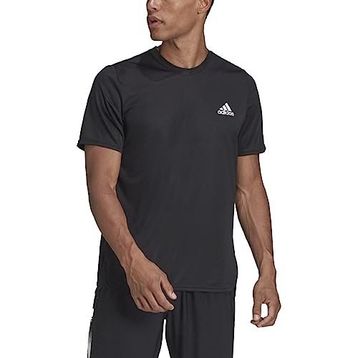 Adidas HF7214 D2M Tee Black Aeroready Designed For Movement Siyah Erkek T-shirt