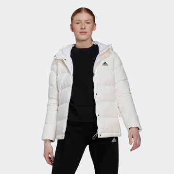 Adidas HG4887 W Helionic Ho J Beyaz Kadın Günlük Mont