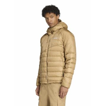 Adidas Hiking JL5561 Terrex Xperior Sarı Kapüşonlu Erkek Mont