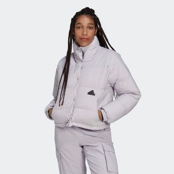 Adidas HM2902 Mor Kadın Mont