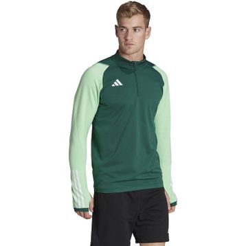 Adidas HU1308 Yeşil Tiro23 C Tr Top Erkek Futbol Uzun Kollu Antrenman Üstü