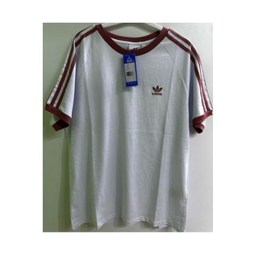 Adidas IA4846 Bordo Çizgili Erkek T-shirt