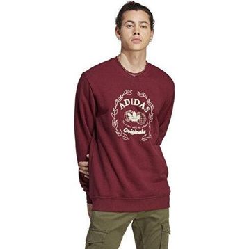 Adidas IC5770 Kırmızı Erkek Sweatshirt
