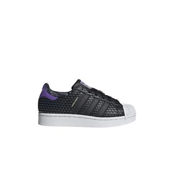 Adidas IH1740 Siyah Minecraft Superstar II Çocuk Spor Ayakkabı
