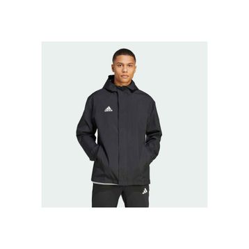 Adidas IK4010 ENT22 AW JKT Siyah Futbol Antrenman Erkek Yağmurluk