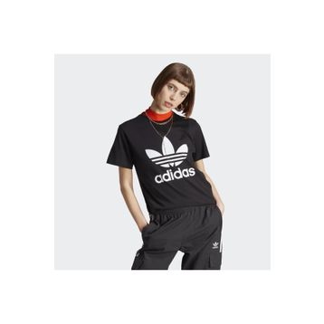 Adidas IK4035 Siyah Trefoil Tee Kadın Günlük T-shirt