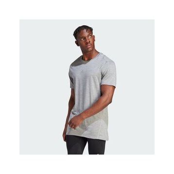 Adidas IL1966 ULT CTE MERINOT LGR Açık Gri Bisiklet Yaka Erkek T-Shirt
