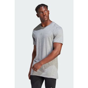 Adidas IL1966 ULT CTE MERINOT LGR Açık Gri Bisiklet Yaka Erkek T-Shirt