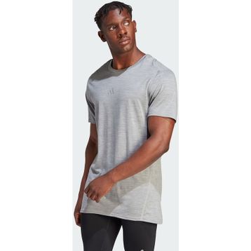 Adidas IL1966 ULT CTE MERINOT LGR Açık Gri Bisiklet Yaka Erkek T-Shirt