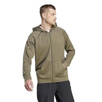 Adidas IM1768 M GG BL FZ HD Antrenman Haki Erkek Ceketi