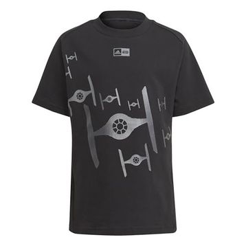 Adidas IM9519 Siyah X Star Wars ZNE T Günlük Çocuk T-shirt