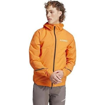 Adidas IP1420 Turuncu Terrex XPR Light Rain Erkek Yağmurluk