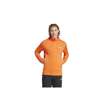 Adidas IQ3720 Terrex XPerior Light Fleece Turuncu Erkek Outdoor Ceketi