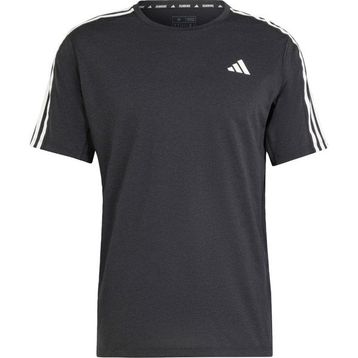 Adidas IQ3834 Own The Run 3 Stripes Siyah Erkek T-Shirt