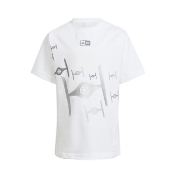 Adidas IS4556 Beyaz X Star Wars ZNE T Günlük Çocuk T-shirt
