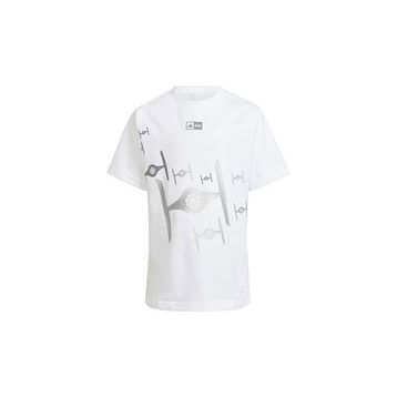 Adidas IS4556 Beyaz X Star Wars ZNE T Günlük Çocuk T-shirt