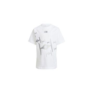 Adidas IS4556 Beyaz X Star Wars ZNE T Günlük Çocuk T-shirt