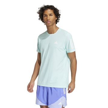 Adidas IV5410 Own the Run Mavi Erkek Koşu T-shirt