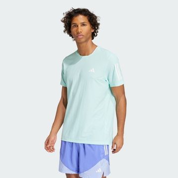 Adidas IV5410 Own the Run Mavi Erkek Koşu T-shirt