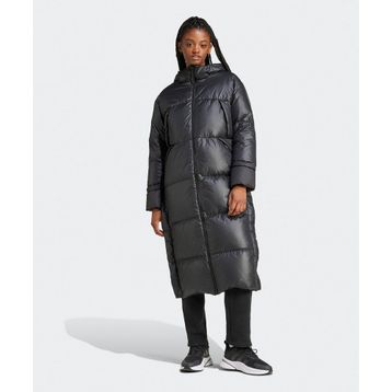 Adidas IV9770-001 Big Baffle Down Coat Siyah Kadın Mont
