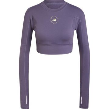 Adidas IW6370 Mor By Stella McCartney Tst Crop L Uzun Kollu Kadın Antrenman Üstü