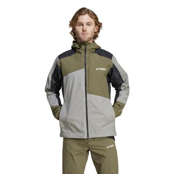 Adidas IW8876 Terrex XPR HYBR RR J Yeşil Erkek Outdoor Ceketi