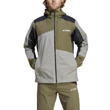 Adidas IW8876 Terrex XPR HYBR RR J Yeşil Erkek Outdoor Ceketi