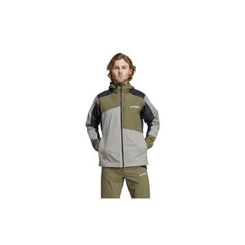 Adidas IW8876 Terrex XPR HYBR RR J Yeşil Erkek Outdoor Ceketi