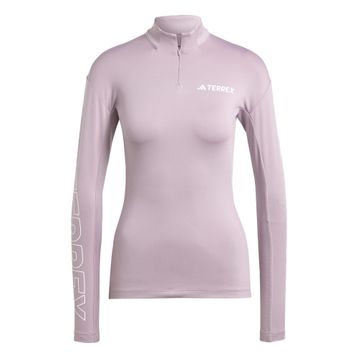 Adidas IW9184 Mor Terrex Xpr Longsleeve Uzun Kollu Kadın Outdoor Üst