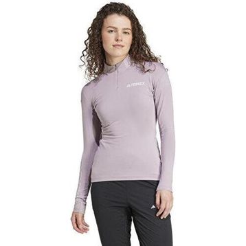 Adidas IW9184 Mor Terrex Xpr Longsleeve Uzun Kollu Kadın Outdoor Üst