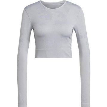 Adidas IW9829 By Stella McCartney Tst S Ls Gri Antrenman Kadın T-shirt