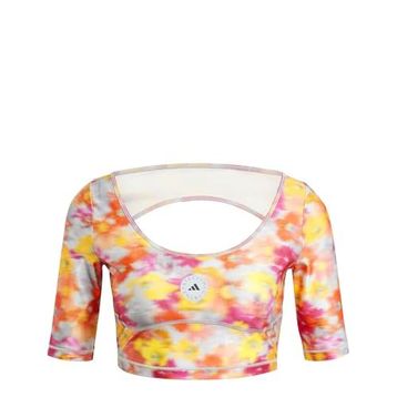 Adidas IX4374 By Stella McCartney Crop Çok Renkli Günlük Kadın T-shirt